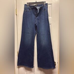 White House Black Market wide leg jeans size 10